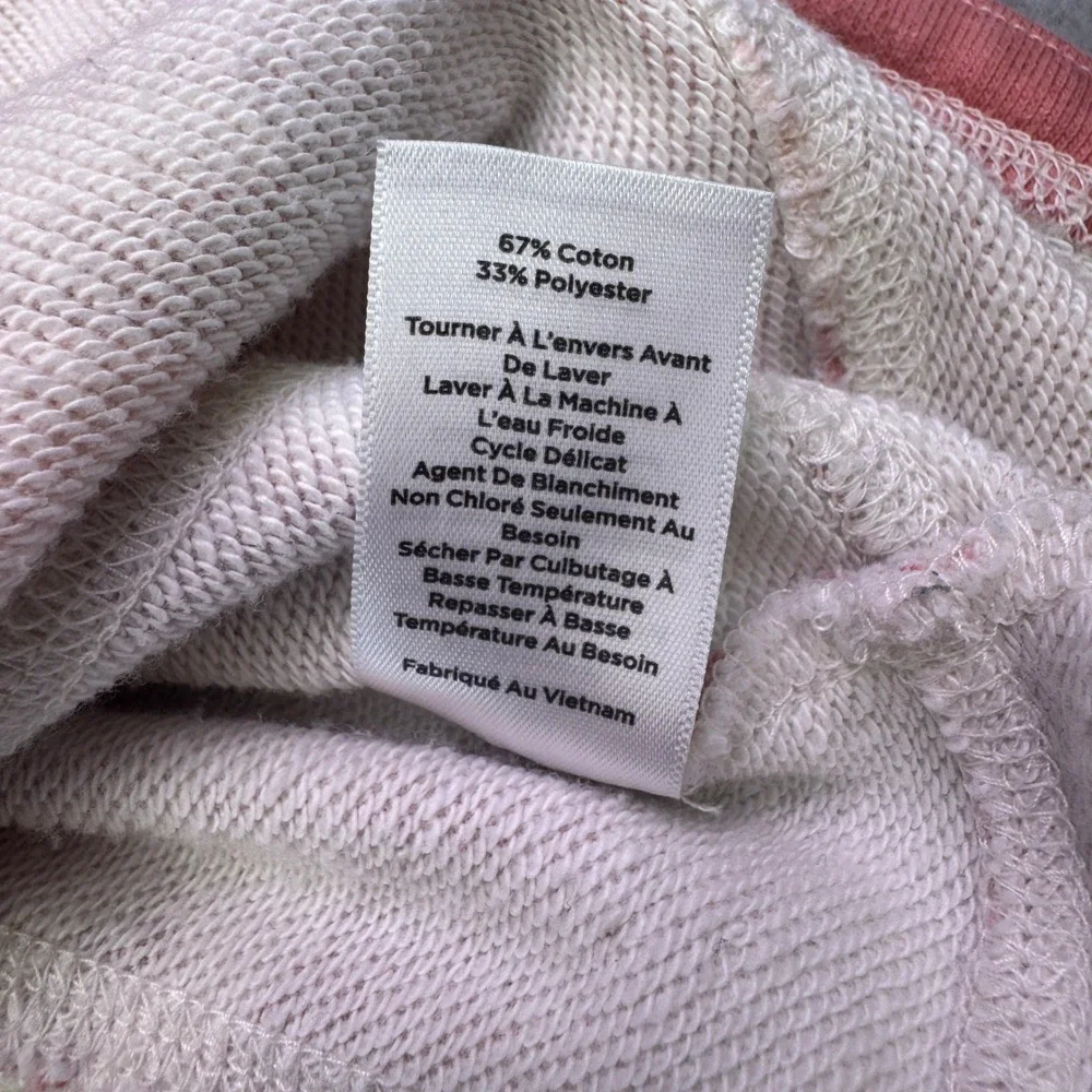 T By Talbots Sweater Women's Size XL Pink Camo Fleece Long Sleeve‎ Crew Neck - Picture 7 of 8